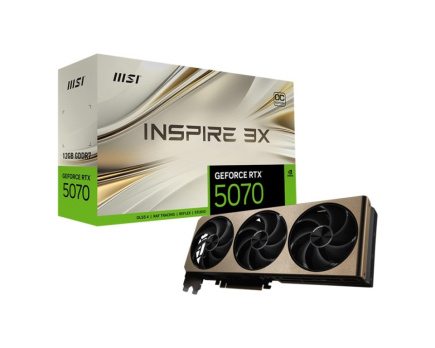 MSI Graphics card GeForce RTX 5070 12G INSPIRE 3X OC