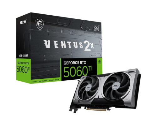 MSI Graphics card GeForce RTX 5060 Ti 16G VENTUS 2X OC PLUS