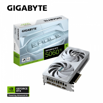 Gigabyte Graphics card GeForce RTX 5060 Ti EAGLE OC IC E 16G 128BIT GDDR7 HDMI/3DP