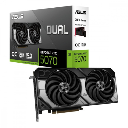 Asus Graphics card GeForce RTX 5070 DUAL 12GB GDDR7 192BIT HDMI/3DP
