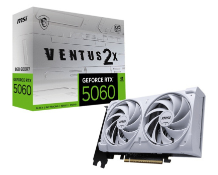 MSI Graphics card GeFroce RTX 5060 8G VENTUS 2X OC WHITE