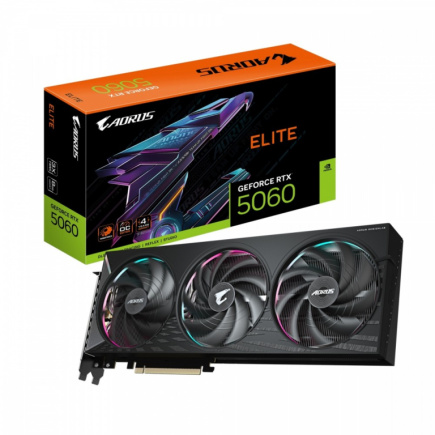 Gigabyte Graphics card AORUS GeForce RTX 5060 ELITE 8GB 128BIT GDDR7 HDMI/DP