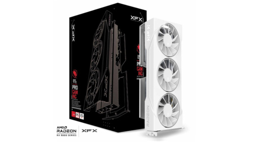 Graphics card. XFX SWIFT RX 9060XT OC White 3-FAN 16GB