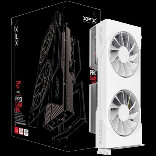 XFX AMD Radeon RX-9060XT OC White Gaming 8GB GDDR6 128bit, 2780MHz / 20 Gbps, 2x DP, 1x HDMI, 2 fan, 2 slot