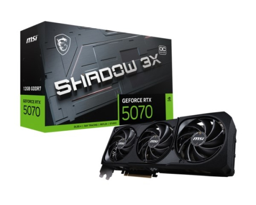 MSI GeForce RTX 5070 12G SHADOW 3X OC NVIDIA 12 GB GDDR7