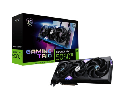 MSI Graphics card GeFroce RTX 5060 Ti 16G GAMING TRIO OC