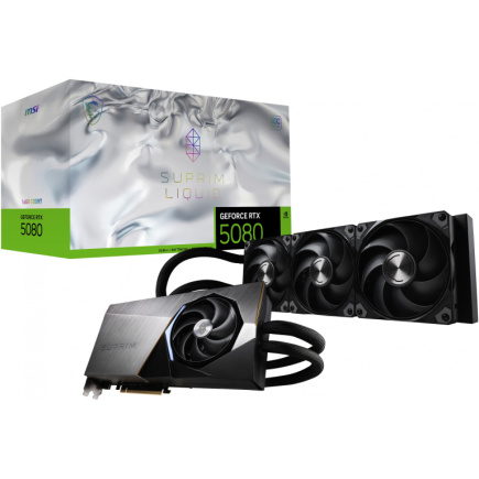 RTX 5080 16GB MSI Suprim Liquid SOC GDDR7 3Fan