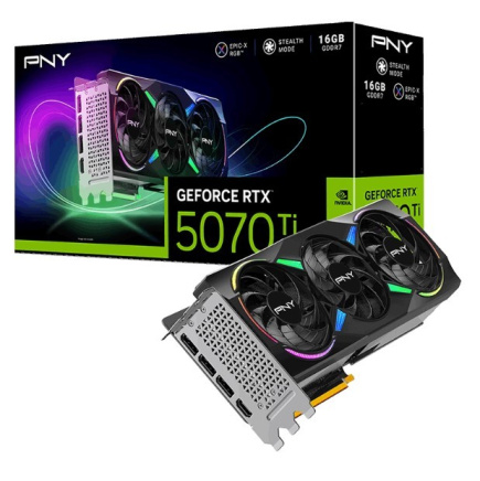PNY Graphics card GeForce RTX5070Ti OC 3F ARGB 16GB 256-bit 896G/s