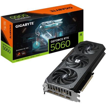RTX 5060 8GB GIGABYTE GAMING OC GDDR7 3 Fan