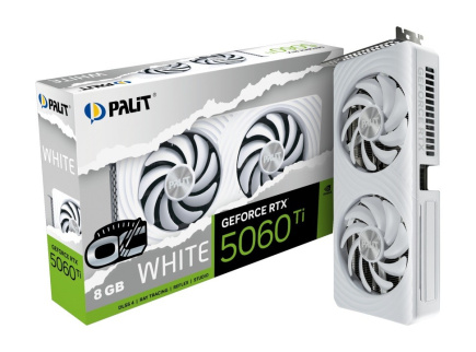 Palit Graphics card GeForce RTX 5060 TI Valge OC 8GB GDDR7 128bit 3DP/HDMI