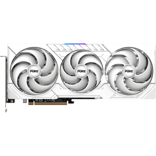 RX 9070 XT 16GB Sapphire Pure Radeon OC GDDR6 3 Fan White