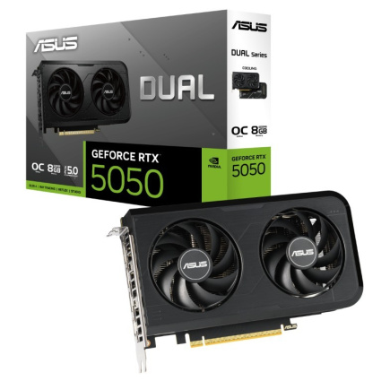 Asus Graphic card GeForce RTX 5050 DUAL 8GB OC GDDR6 128BIT 3DP/HDMI