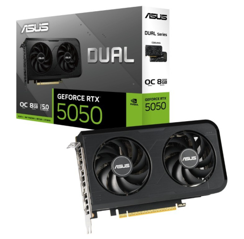 Asus Graphic card GeForce RTX 5050 DUAL 8GB OC GDDR6 128BIT 3DP/HDMI