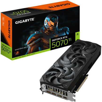 GIGABYTE GeForce RTX 5070 Ti WINDFORCE SFF 16GB GDDR7 3xDP 1xHDMI