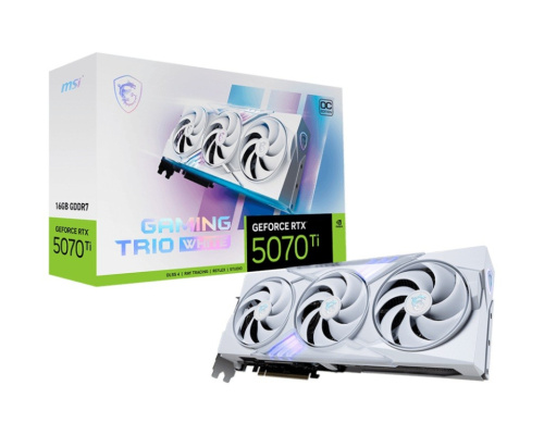 MSI Graphics card GeForce RTX 5070 Ti 16G GAMING OC White