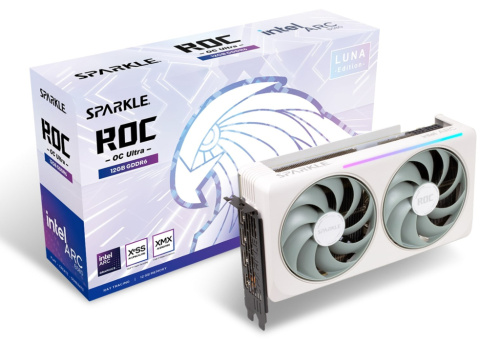 SPARKLE Intel Arc B580 ROC Luna OC U12G graphics card