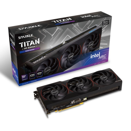 SPARKLE Intel Arc B580 TITAN NOX OC 12G graphics card