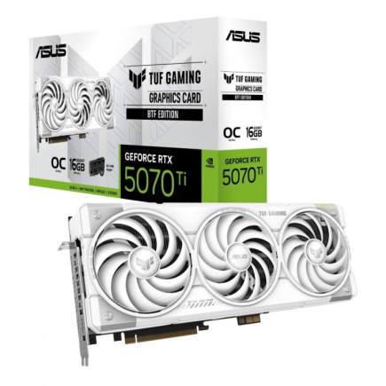 Asus Graphics card GeForce RTX 5070Ti TUF GAMING OC Белый BTF GDDR7 256bit