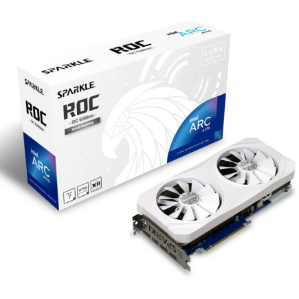 A770 16GB Sparkle Intel Luna OC GDDR6 White