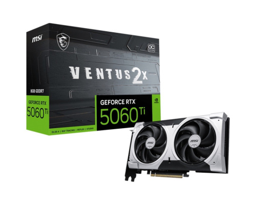 MSI Graphics card GeForce RTX 5060 Ti 8G VENTUS 2X OC PLUS