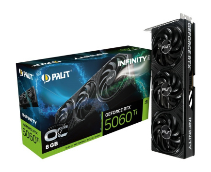 Palit Graphics card GeForce RTX 5060 TI INFINITY 3 OC 8GB GDDR7 128bit 3DP/HDMI