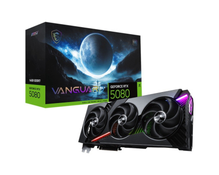 MSI Graphics card GeForce RTX 5080 16G VANGUARD SOC