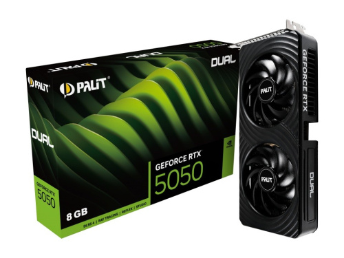 Palit Graphics card GeForce RTX 5050 DUAL 8GB GDDR6 128bit 3DP/HDMI