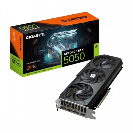 Gigabyte Graphics card GeForce RTX 5050 8G GAMING OC 8GB GDDR6 128BIT 2DP/2HDMI Gigabyte Graphics card GeForce RTX 5050 8G GAMING OC 8GB GDDR6 128BIT 2DP/2HDMI