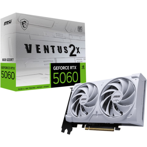 RTX 5060 8GB MSI VENTUS 2X OC GDDR7 Белый