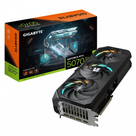 Gigabyte Graphics card GeForce RTX 5070 Ti GAMING OC 16G 256BIT GDDR7 3DP/HDMI