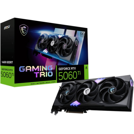 RTX 5060 Ti 16GB MSI Gaming Trio OC GDDR7 3 Fan