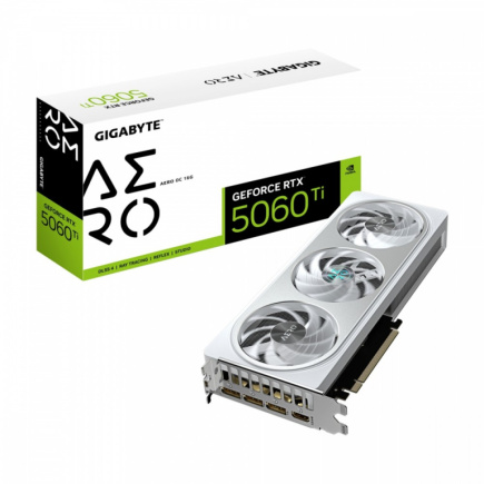 Gigabyte Graphics card GeForce RTX 5060 Ti AERO OC 16G 128BIT GDDR7 HDMI/3DP