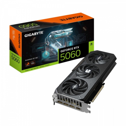 Gigabyte Graphics card GeForce RTX 5060 GAMING OC 8G GDDR7 3DP/HDMI