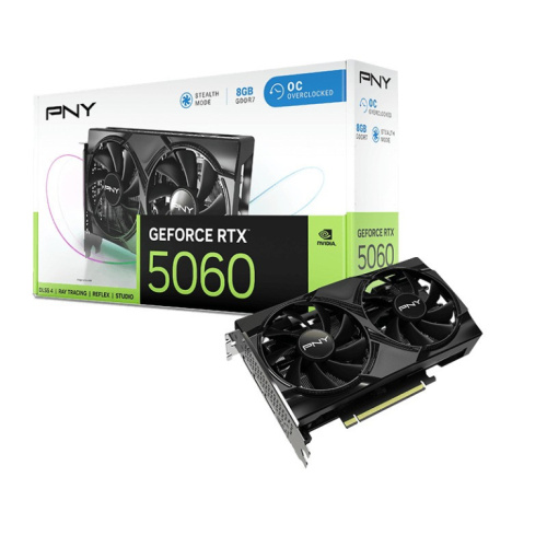 PNY Graphic Card GeForce RTX5060OC 8GB VCG50608DFXPB1-O