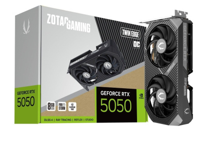 ZOTAC Graphics card GeForce RTX 5050 TWIN EDGE OC 8GB GDDR6 128bit 3DP/HDMI ZOTAC Graphics card GeForce RTX 5050 TWIN EDGE OC 8GB GDDR6 128bit 3DP/HDMI