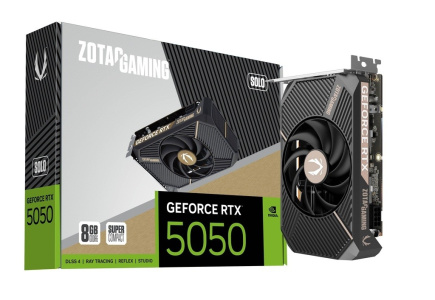 ZOTAC Graphics card GeForce RTX 5050 SOLO 8GB GDDR6 128bit 3DP/HDMI