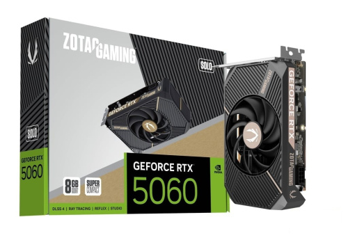 ZOTAC Graphics card GeForce RTX 5060 SOLO 8GB GDDR7 128bit 3DP/HDMI