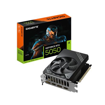 Gigabyte GeForce RTX 5050 D6 8G | NVIDIA | 8 GB | GeForce RTX 5050 | GDDR6 | HDMI ports quantity 2 | PCI-E 5.0
