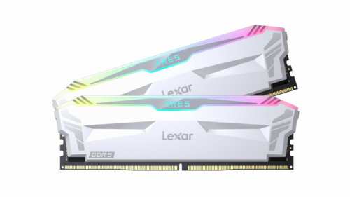 Lexar Memory DDR5 ARES RGB Gaming 32GB(2*16GB)/6400 White