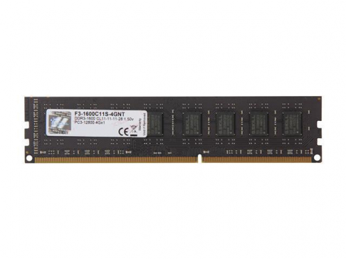 ORY DIMM 4GB PC12800 DDR3/F3-1600C11S-4GNT G.SKILL