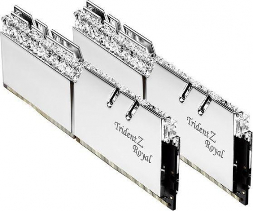G.SKILL PC Memory DDR4 32GB (2x16GB) TridentZ Royal RGB DDR4 3200MHz CL16 XMP2 Silver