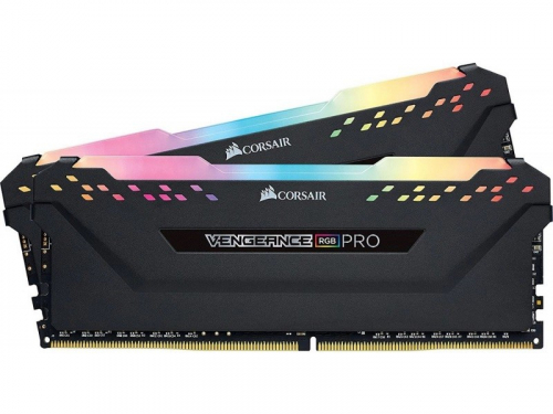 Corsair PC memory DDR4 Intel XMP Certified Vengeance PRO RGB 16GB/3200(2*8GB) black CL16
