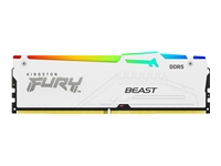 KINGSTON 16GB 6000MT/s DDR5 CL30 DIMM FURY Beast White RGB XMP