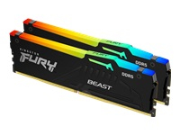 KINGSTON 32GB 6800MT/s DDR5 CL34 DIMM Kit of 2 FURY Beast RGB XMP