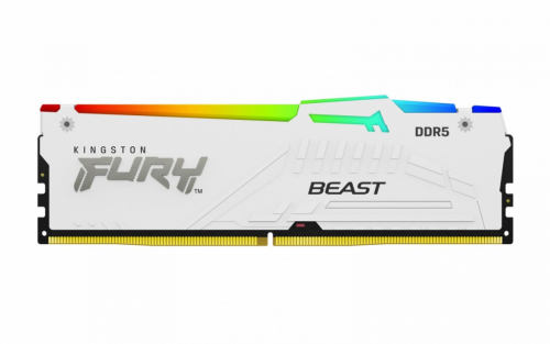 Kingston Memory DDR5 Fury Beast White RGB 32GB(2*16GB)/6000 CL40