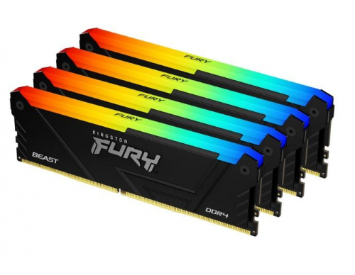 Kingston DDR4 Fury Beast RGB memory 64GB(4*16GB)/3600 CL18