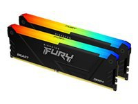 KINGSTON 64GB 3200MT/s DDR4 CL16 DIMM Kit of 2 FURY Beast RGB