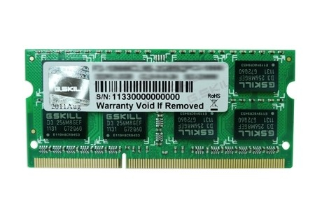G.SKILL SODIMM DDR3 4GB 1600MHz CL11