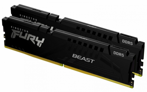 Kingston Memory DDR5 Fury Beast 64GB(2*32GB)/6000 CL30 EXPO black