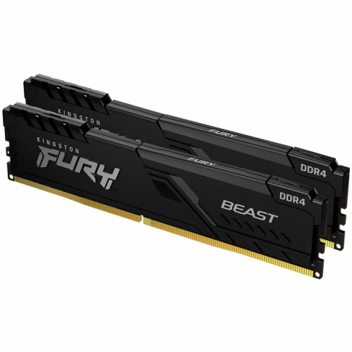 Kingston DRAM 16GB 3600MT/s DDR4 CL17 DIMM (Kit of 2) FURY Beast Black EAN: 740617319781